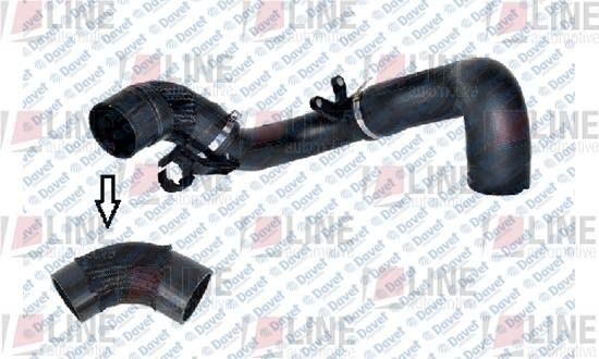LINE L331301190 Turbo Hortumu Ducato Iii - Jumper - Boxer 2.2 Jtd {Plastik Boru Haric Ok Ile Gosterilen Kucuk Hortum}
